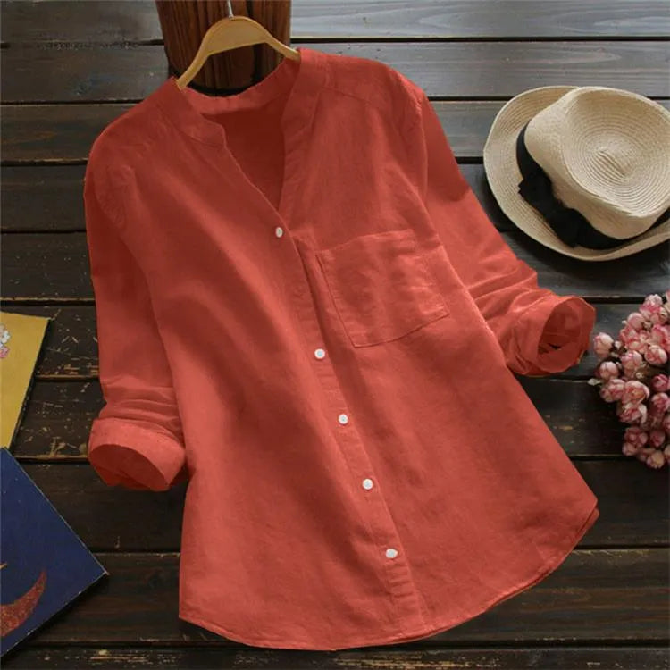 Camicia Devako in misto lino-cotone di Devako Flynn
