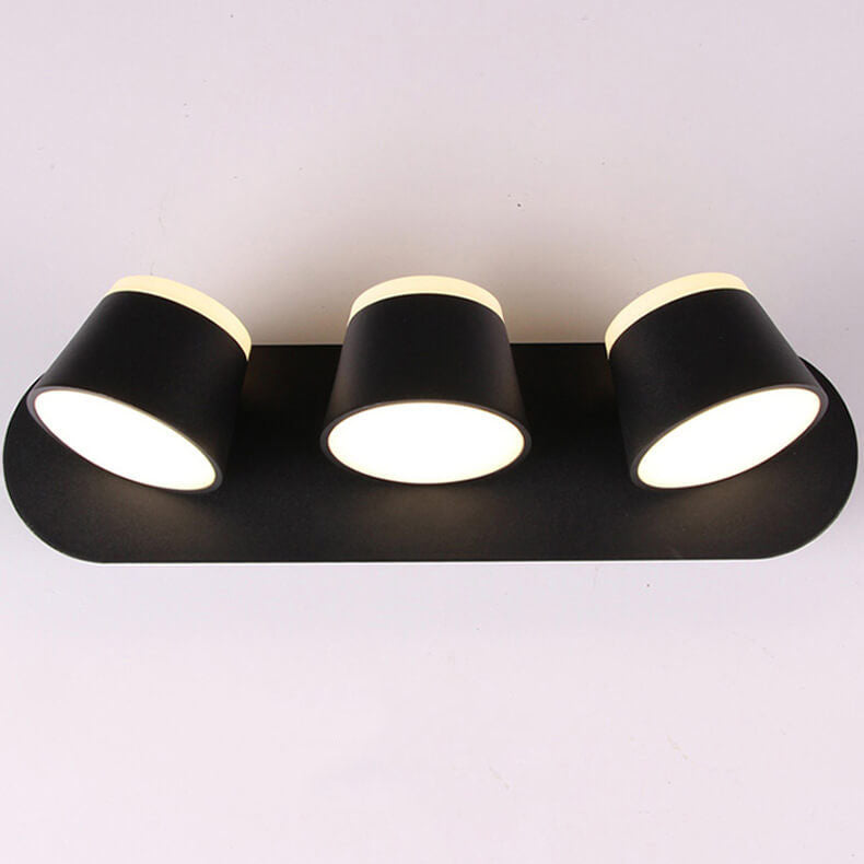 Nordic otočné valcové LED nástenné svietidlo 1/2/3 plamene