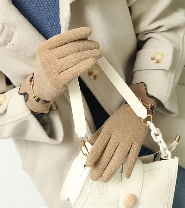 Štýlové jesenné a zimné rukavice pre ženy - Amelia