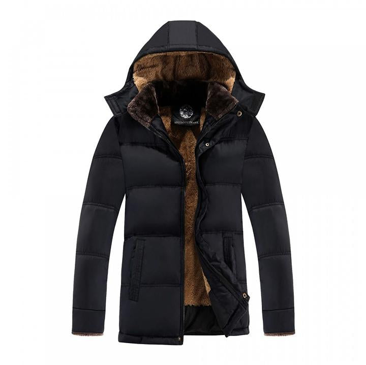 Leander Fleece Parka – Manteau d'hiver élégant avec un design unique
