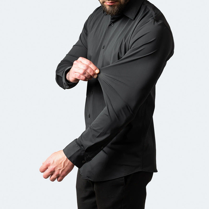 Devako | Knitterfreies Stretch-Hemd für Männer