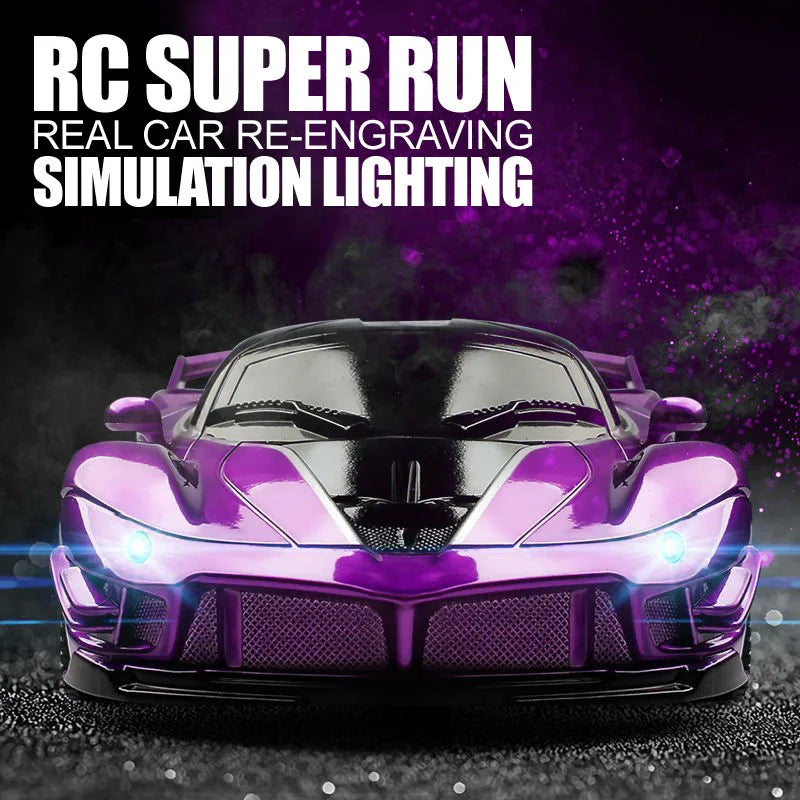 Raceline – 1:18 RC auto s LED svetlom a dosahom 30 m pre deti