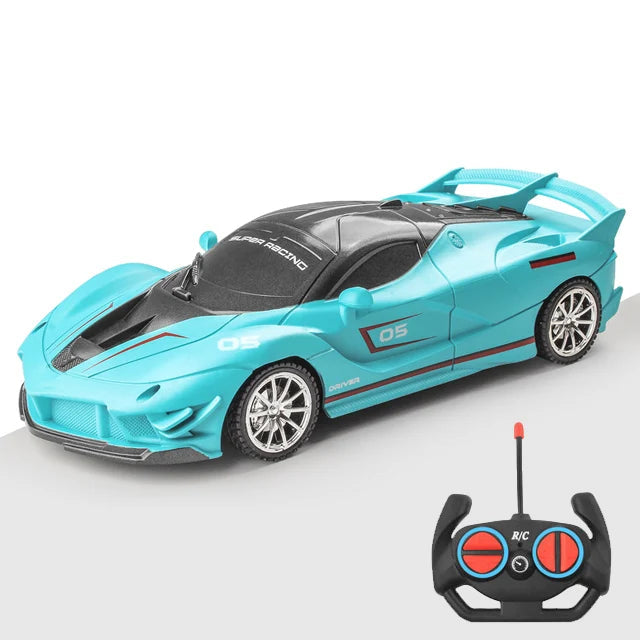 Raceline – 1:18 RC auto s LED svetlom a dosahom 30 m pre deti