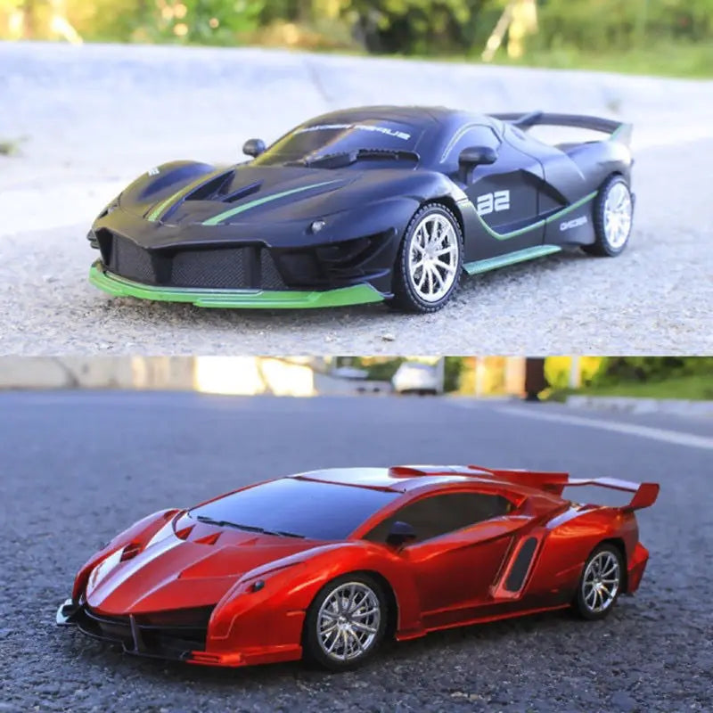 Raceline – 1:18 RC auto s LED svetlom a dosahom 30 m pre deti