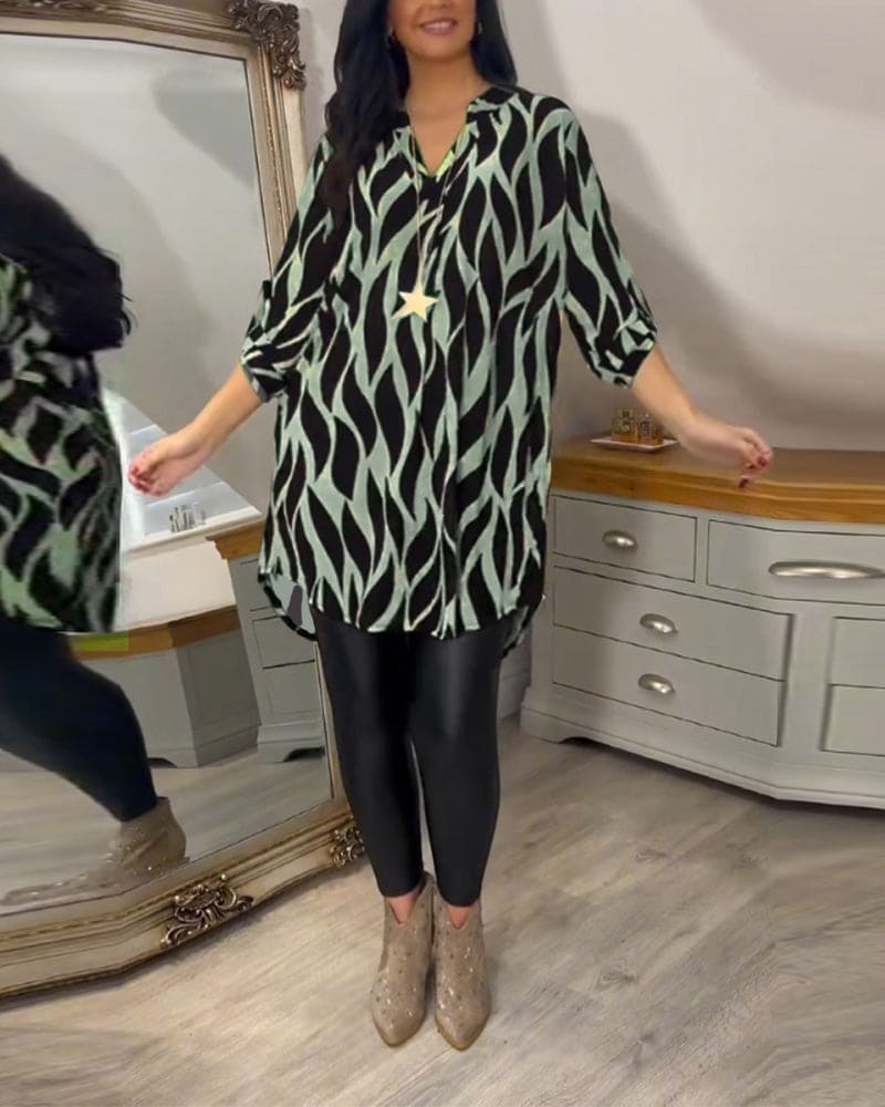 Devako By Olivia - Entspannte, vielseitige Bluse für Frauen