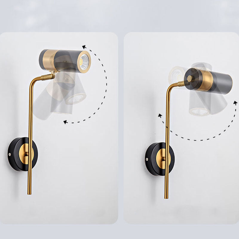 LumiBeam - Moderné otočné LED nástenné svietidlo z železa