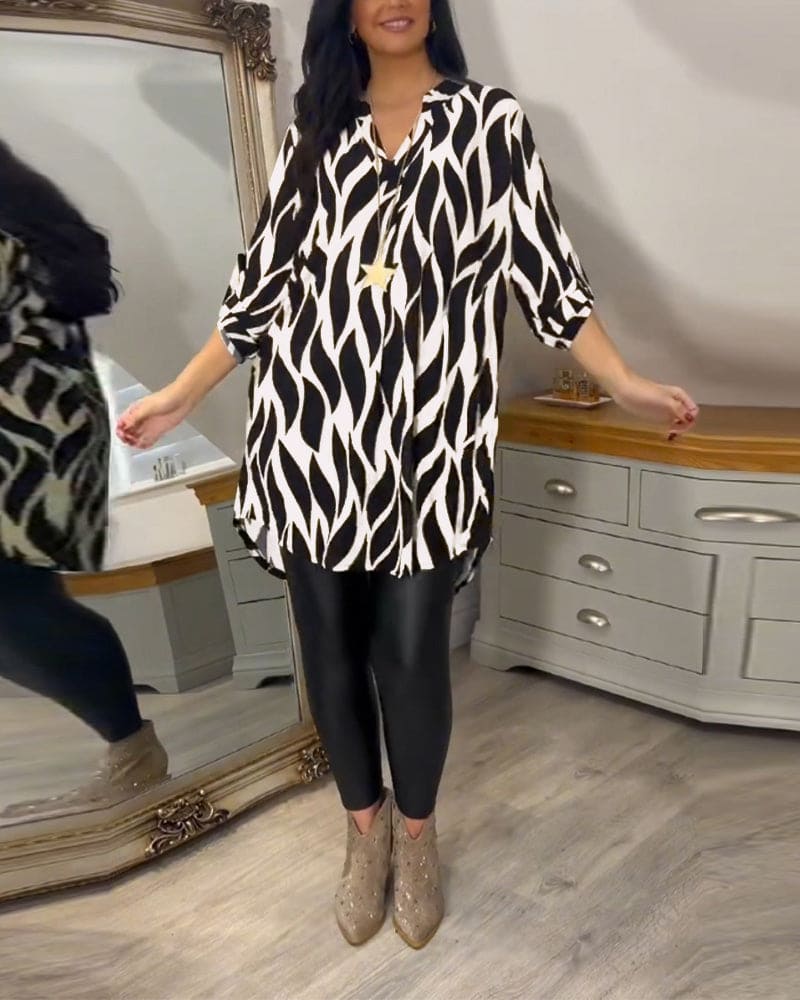 Devako By Olivia - Entspannte, vielseitige Bluse für Frauen