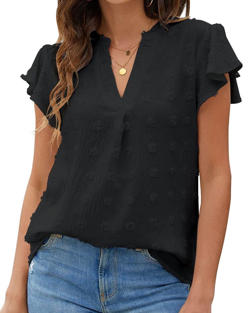 V-Ausschnitt-Shirt für Damen – Elegantes & Bequemes Design für Jeden Anlass