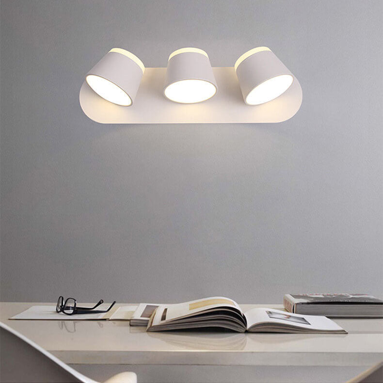 Nordic otočné valcové LED nástenné svietidlo 1/2/3 plamene