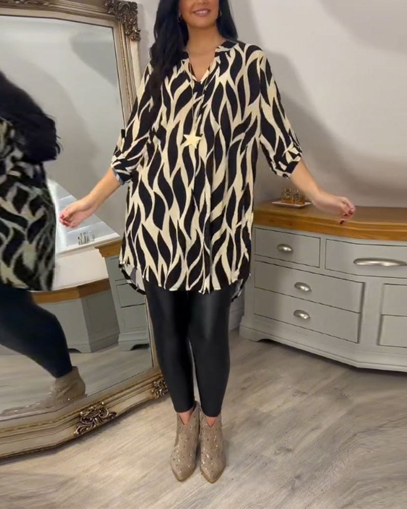 Devako By Olivia - Entspannte, vielseitige Bluse für Frauen