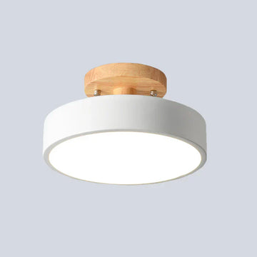LumiNord – Skandinavisk LED-loftlampe træ & metal – moderne & effektiv