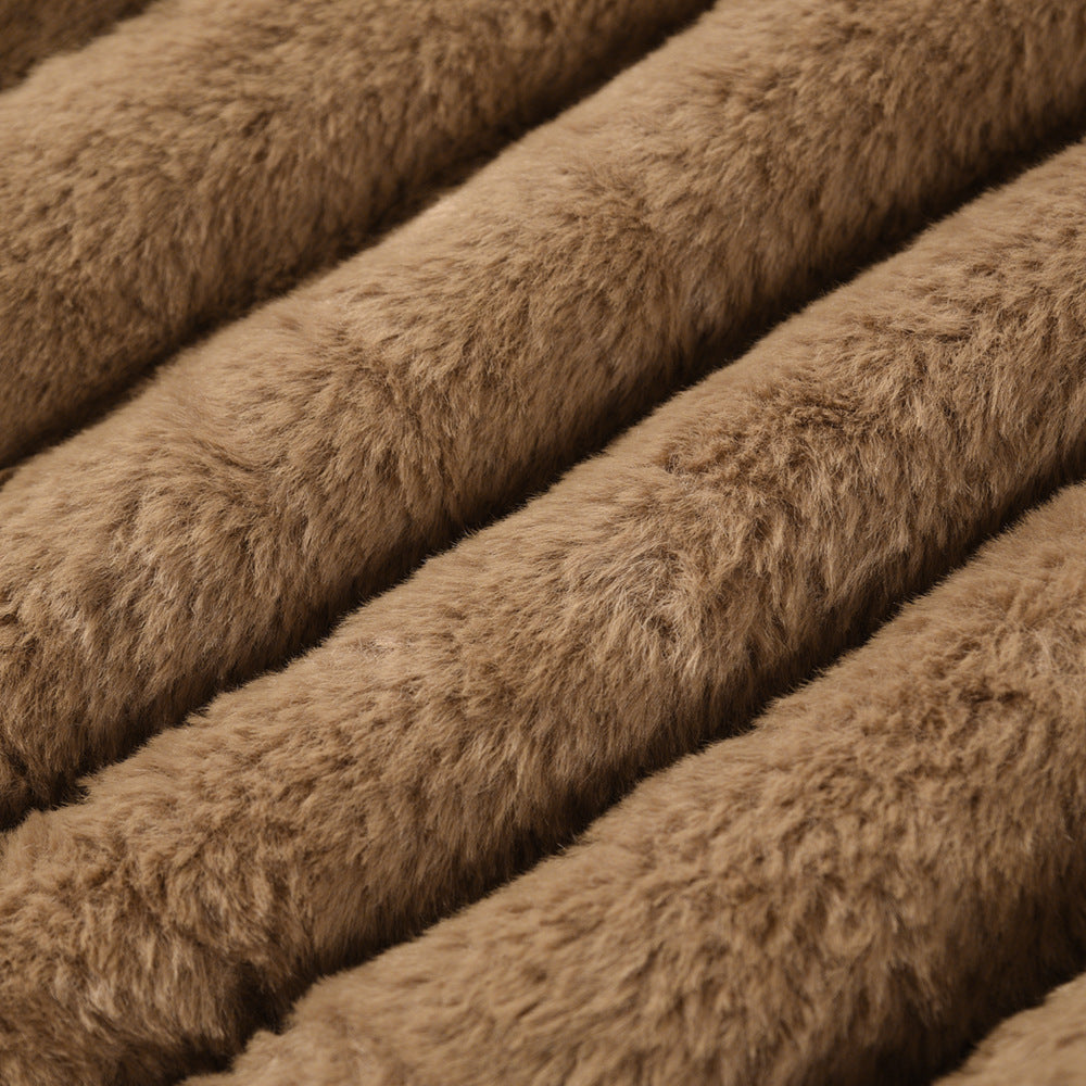 Shonda - Elegantný plyšový plášť