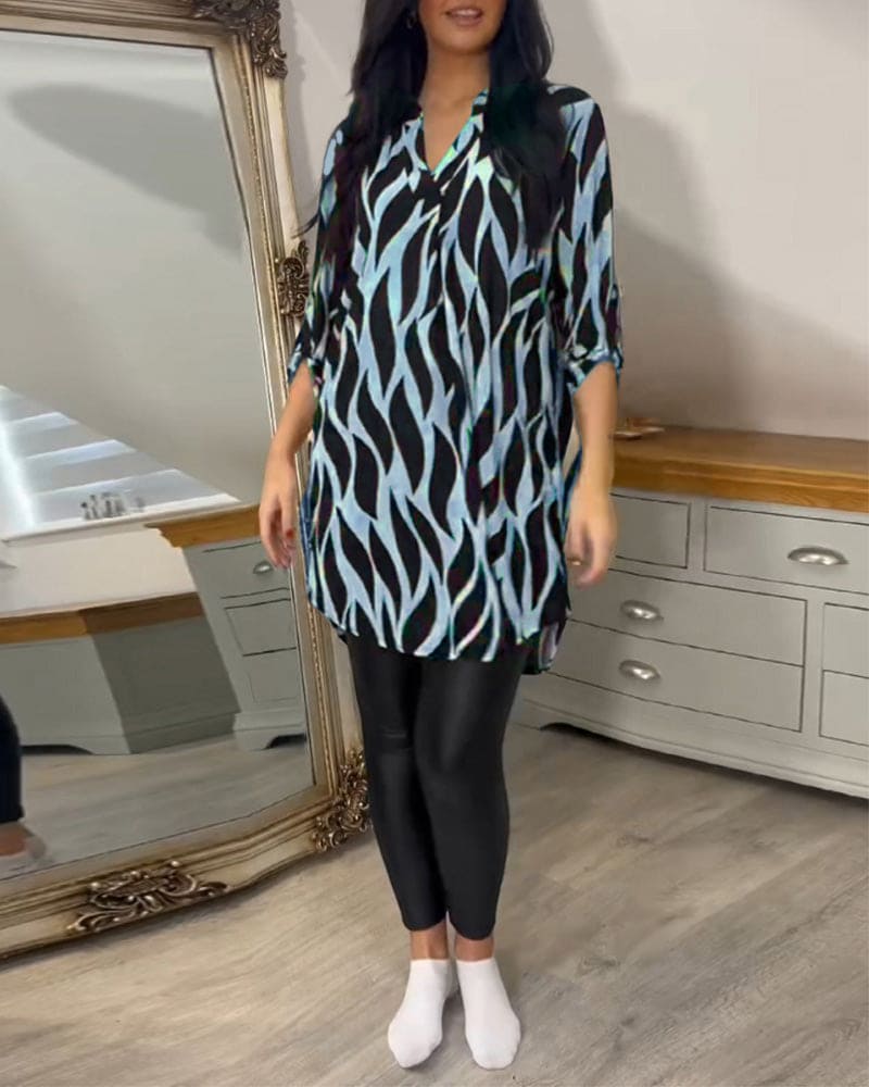 Devako By Olivia - Entspannte, vielseitige Bluse für Frauen