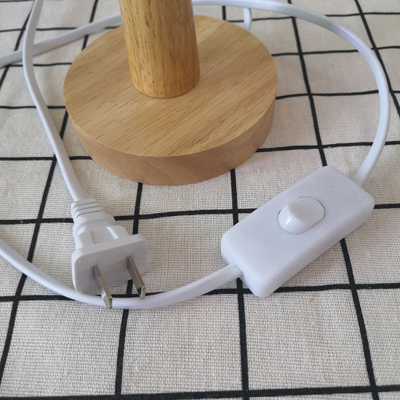 LightWave - nočné svetlo s pleteným lanom