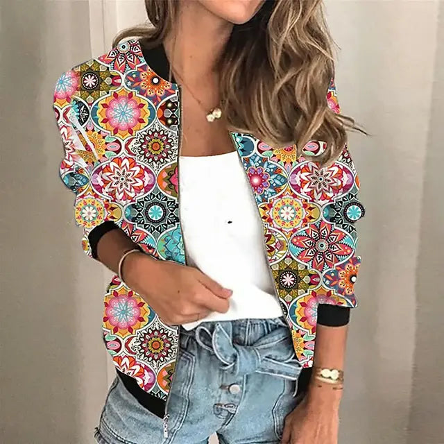 Lässige kurze Retro-Jacke für stilvolle Eleganz