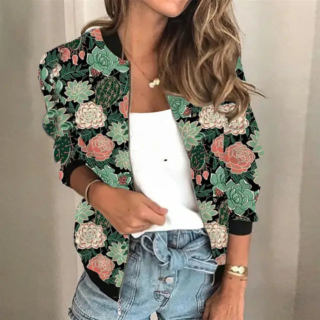 Lässige kurze Retro-Jacke für stilvolle Eleganz