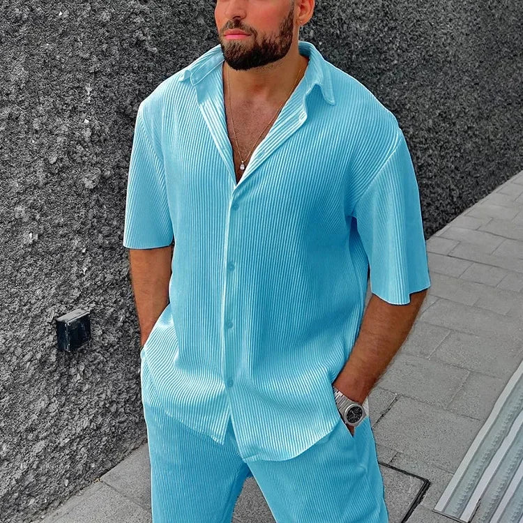 Devako Das Sylvester pruhovaný set