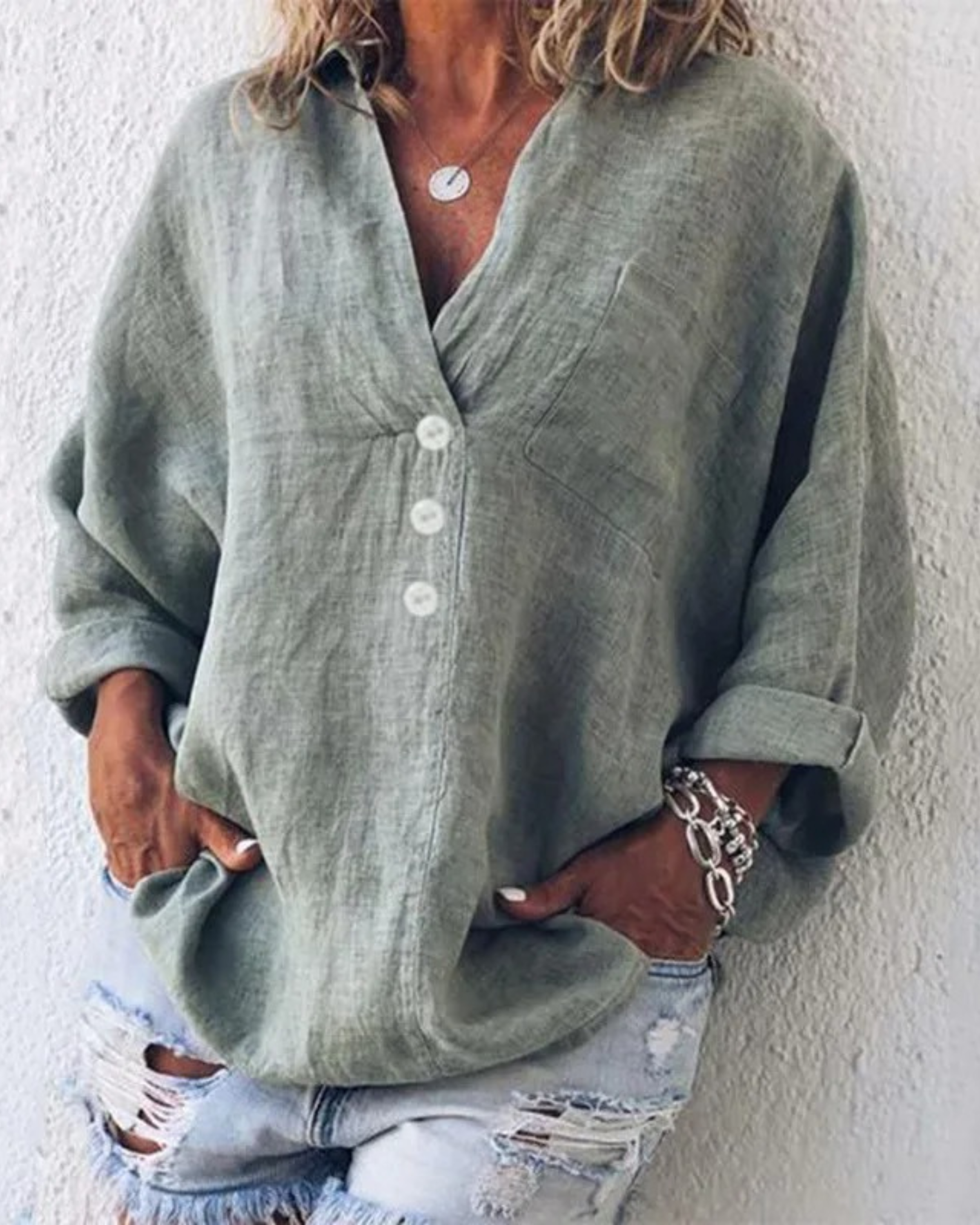 Devako Blaire - Blusa in stile Ibiza