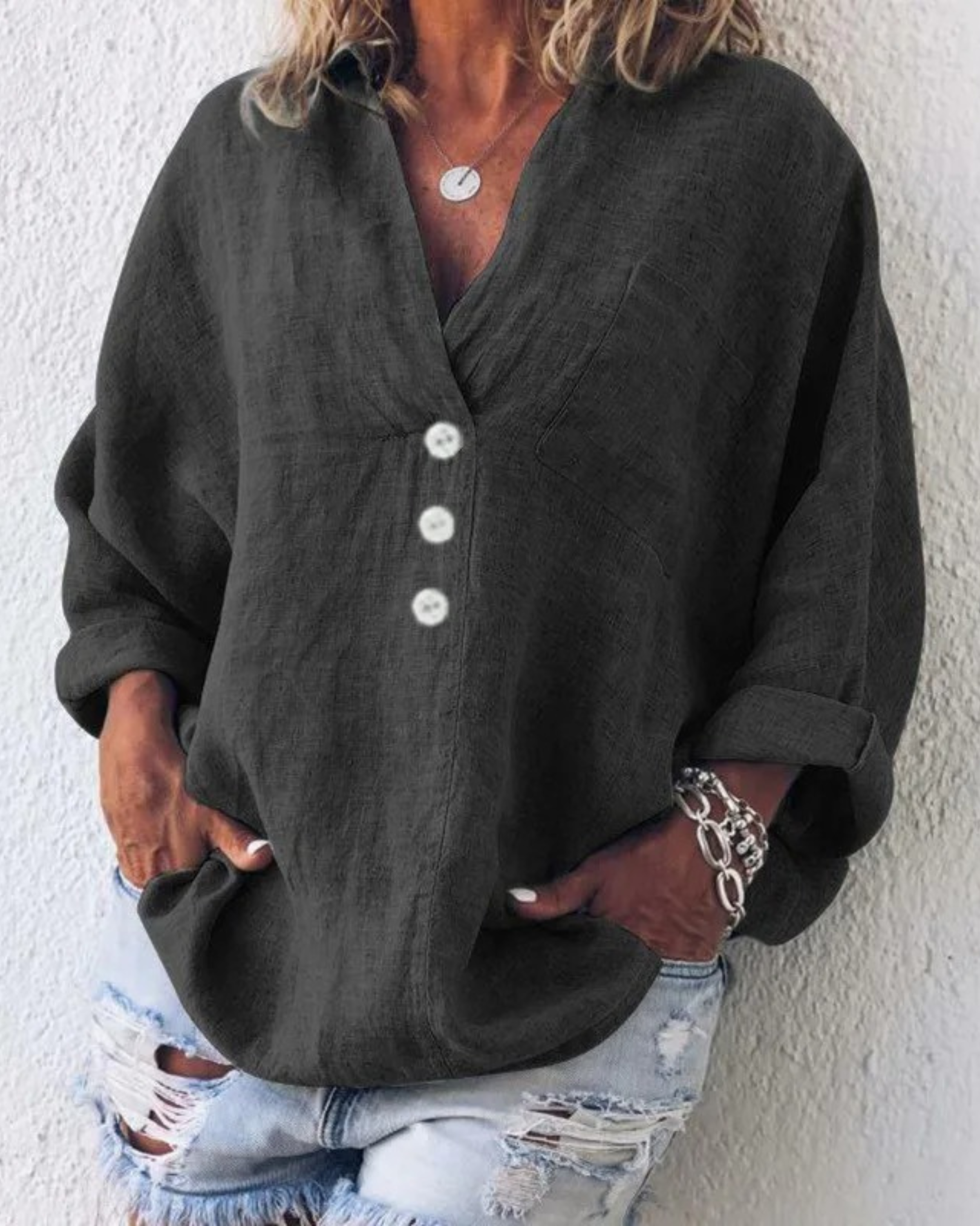 Devako Blaire - Blusa in stile Ibiza