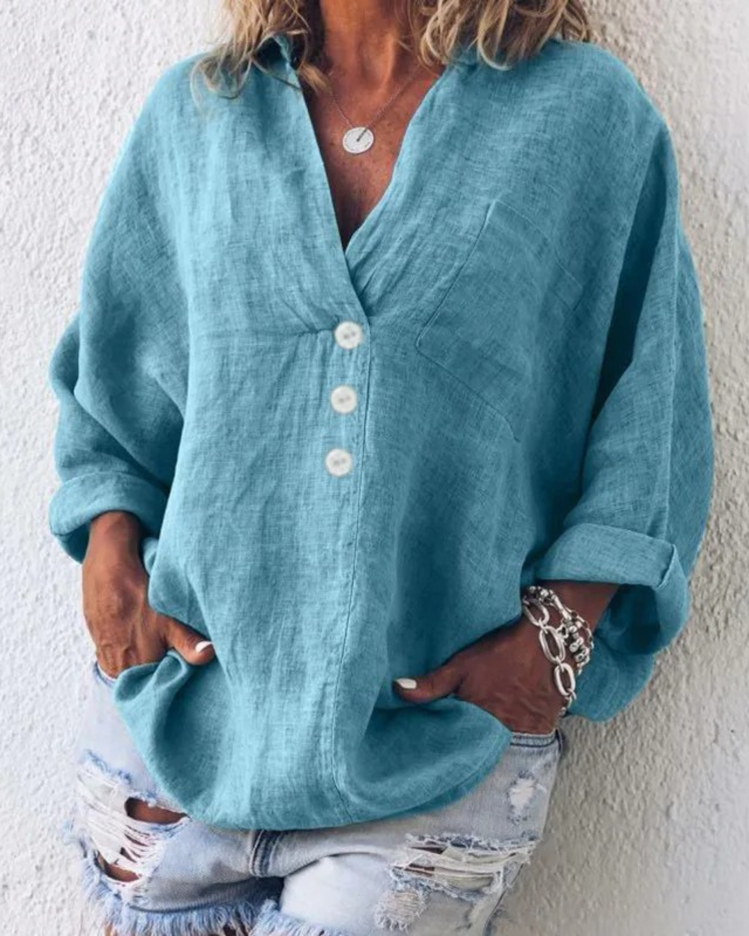 Devako Blaire - Blusa in stile Ibiza