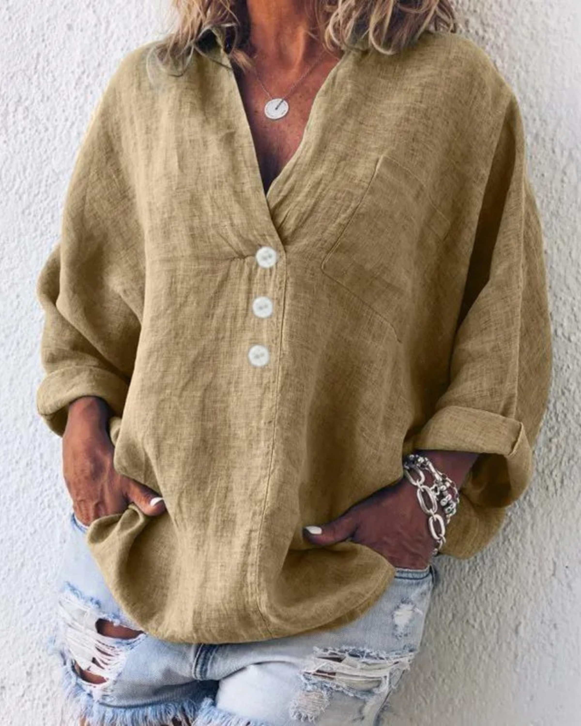 Devako Blaire - Blusa in stile Ibiza
