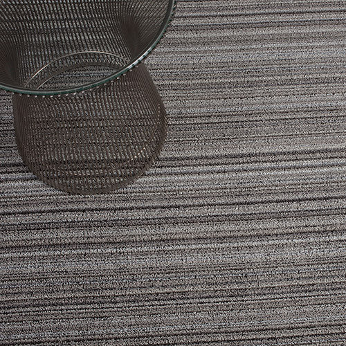 Tapis shag à rayures fines pour intérieur/extérieur