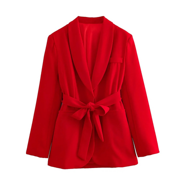 Mehrfarbiges Blazer- und Hosenset im Homewear-Stil - Bianca