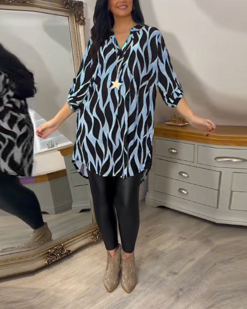 Devako By Olivia - Entspannte, vielseitige Bluse für Frauen