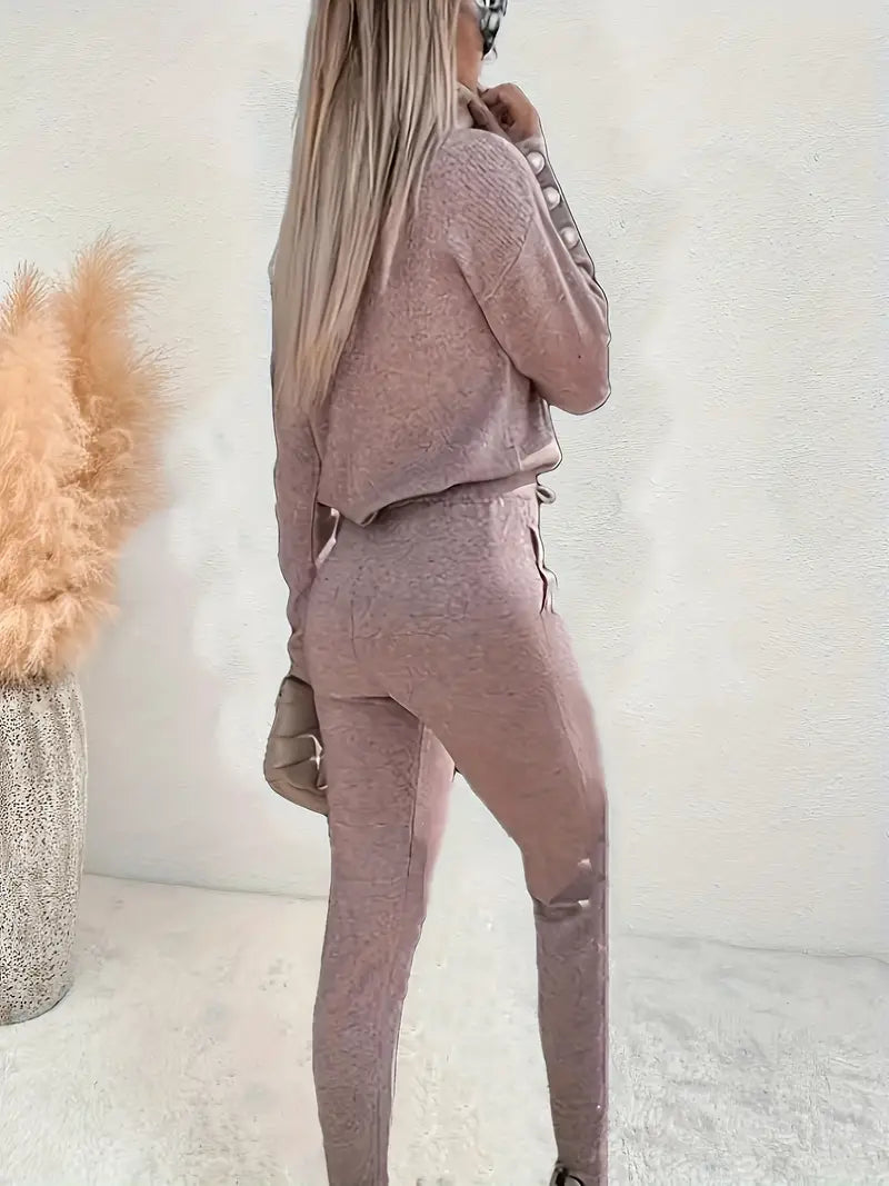 Elegantná súprava z blúzky a nohavíc - Roslee