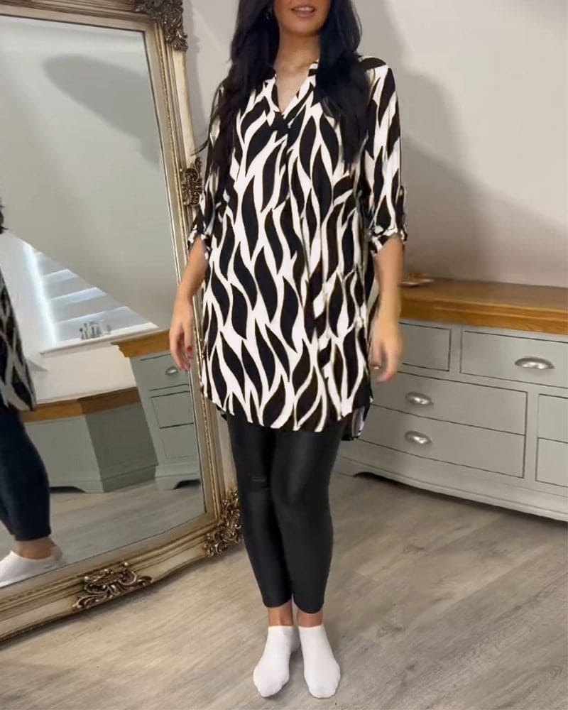 Devako By Olivia - Entspannte, vielseitige Bluse für Frauen