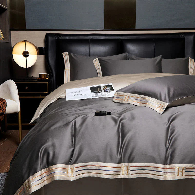 Luxusné saténové posteľné prádlo 4-dielna súprava - OpulenceSleep