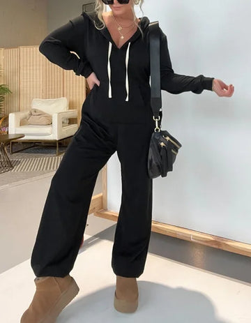 Eleganter Jumpsuit aus French Terry - Charli