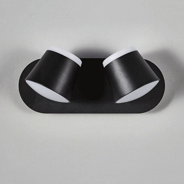 Nordic otočné valcové LED nástenné svietidlo 1/2/3 plamene