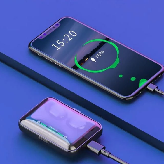 Devako Multifunkčné Bluetooth Headset Power Bank Podpora