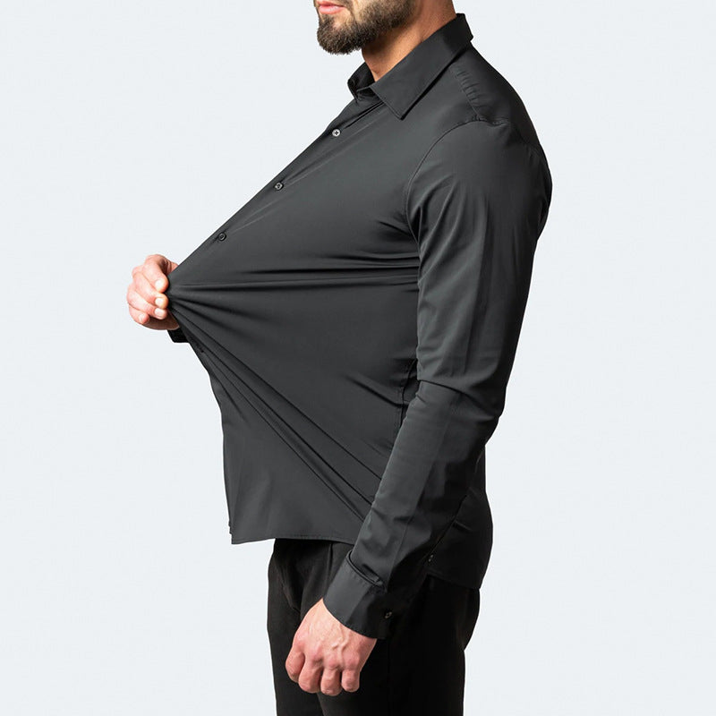 Devako | Knitterfreies Stretch-Hemd für Männer