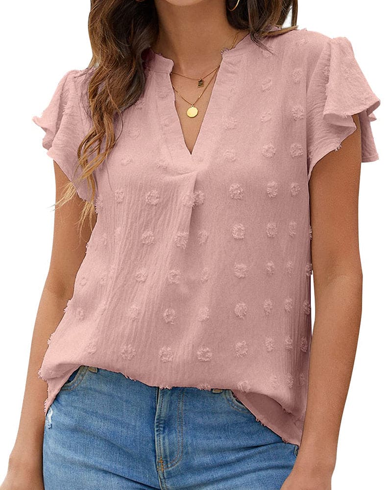 V-Ausschnitt-Shirt für Damen – Elegantes & Bequemes Design für Jeden Anlass
