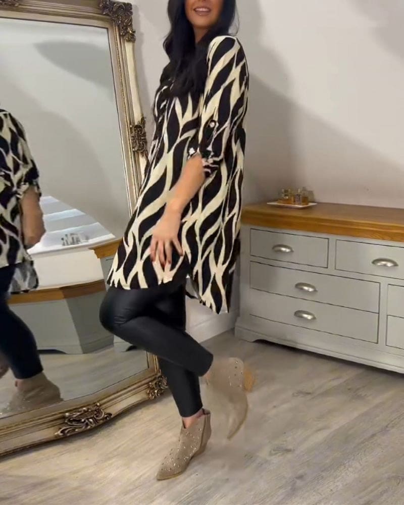 Devako By Olivia - Entspannte, vielseitige Bluse für Frauen