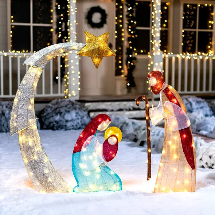 Teplobiela LED dekorácia do jasličiek - 70 svetiel | HeavenlyGlow