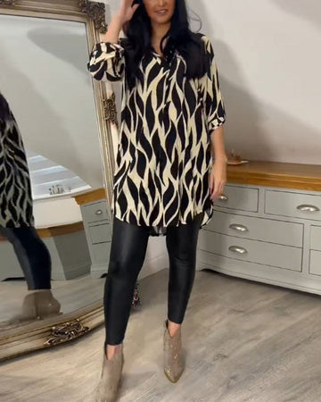 Devako By Olivia - Entspannte, vielseitige Bluse für Frauen