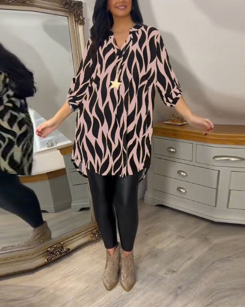 Devako By Olivia - Entspannte, vielseitige Bluse für Frauen