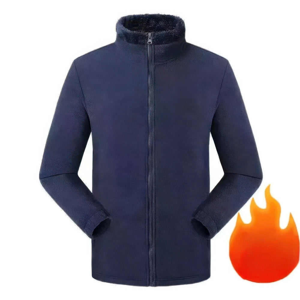 Pánska zimná bunda s flísovou podšívkou - pohodlná a štýlová