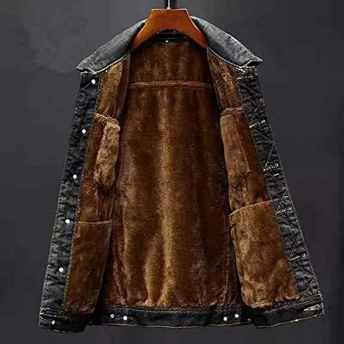 Džínová bunda s hrubou vlnou podšitá - Erico