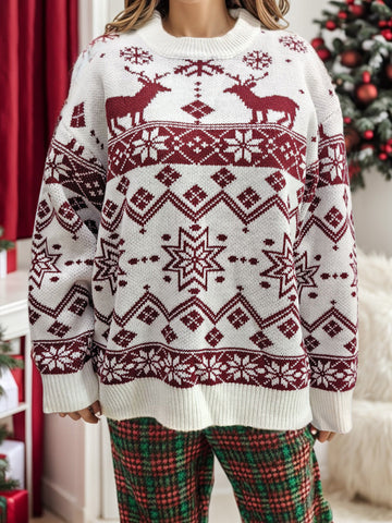 Trendy vánoční svetr - teplejší a slavnostnější svetr