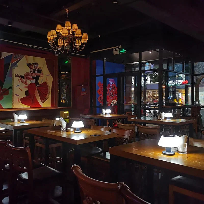 EcoGlow solárna stolná lampa - bezdrôtové, nabíjateľné ambientné osvetlenie do interiéru a exteriéru