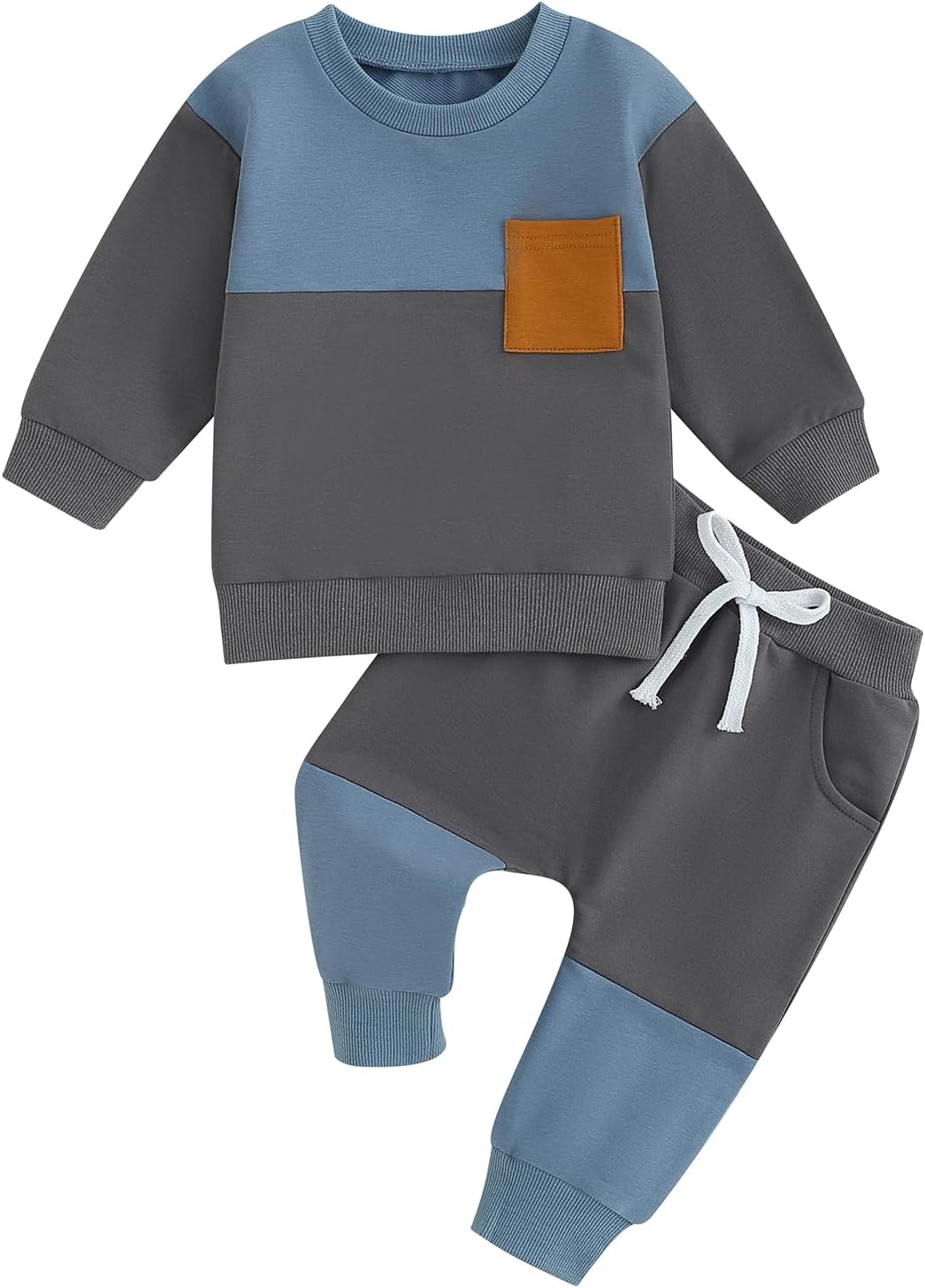 Baby Jogger Set Invernale - Felpa e Pantaloni con Contrasto