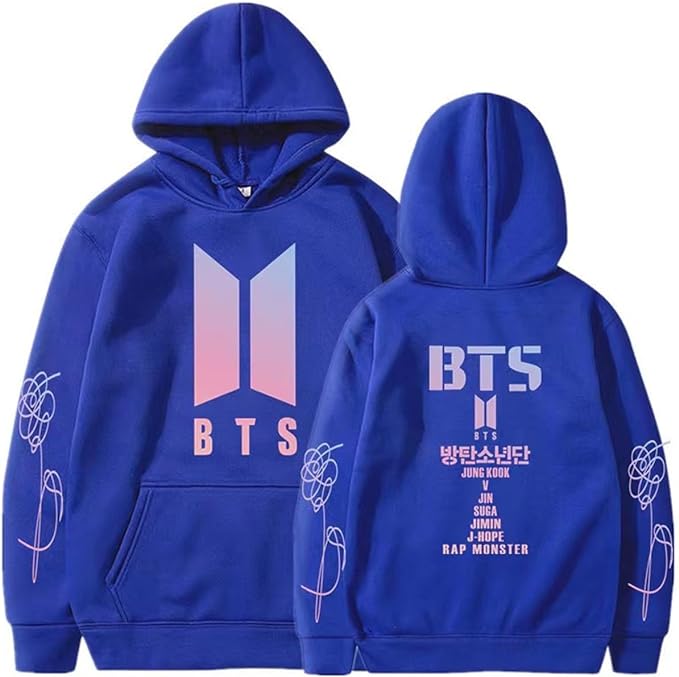 Devako BTS Sweatshirt mit Kapuze Casual Hoodie Cosplay Jas Top