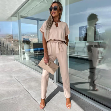 Devako Chic Jumpsuit med sløjfedetalje