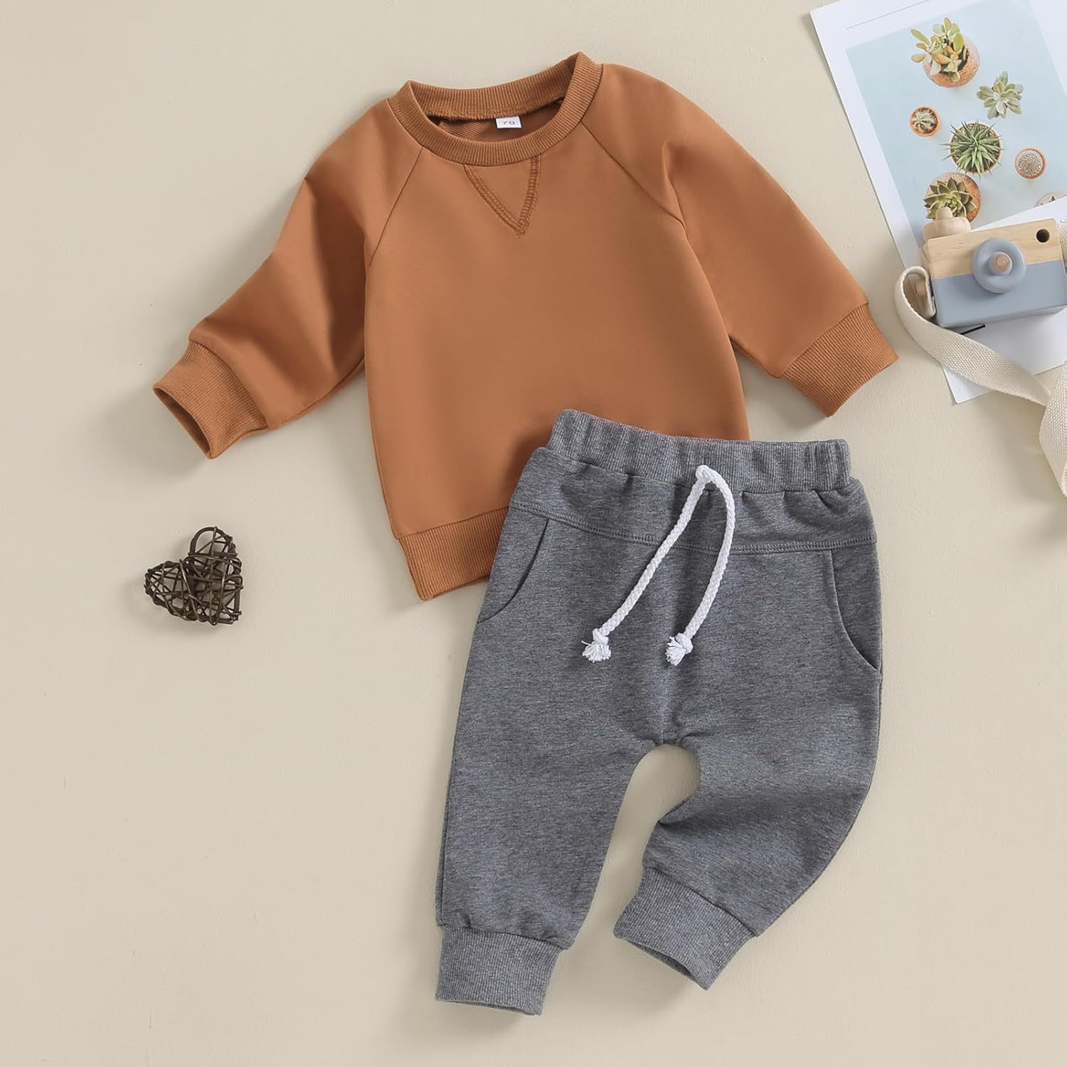 Baby Jogger Set Invernale - Felpa e Pantaloni con Contrasto