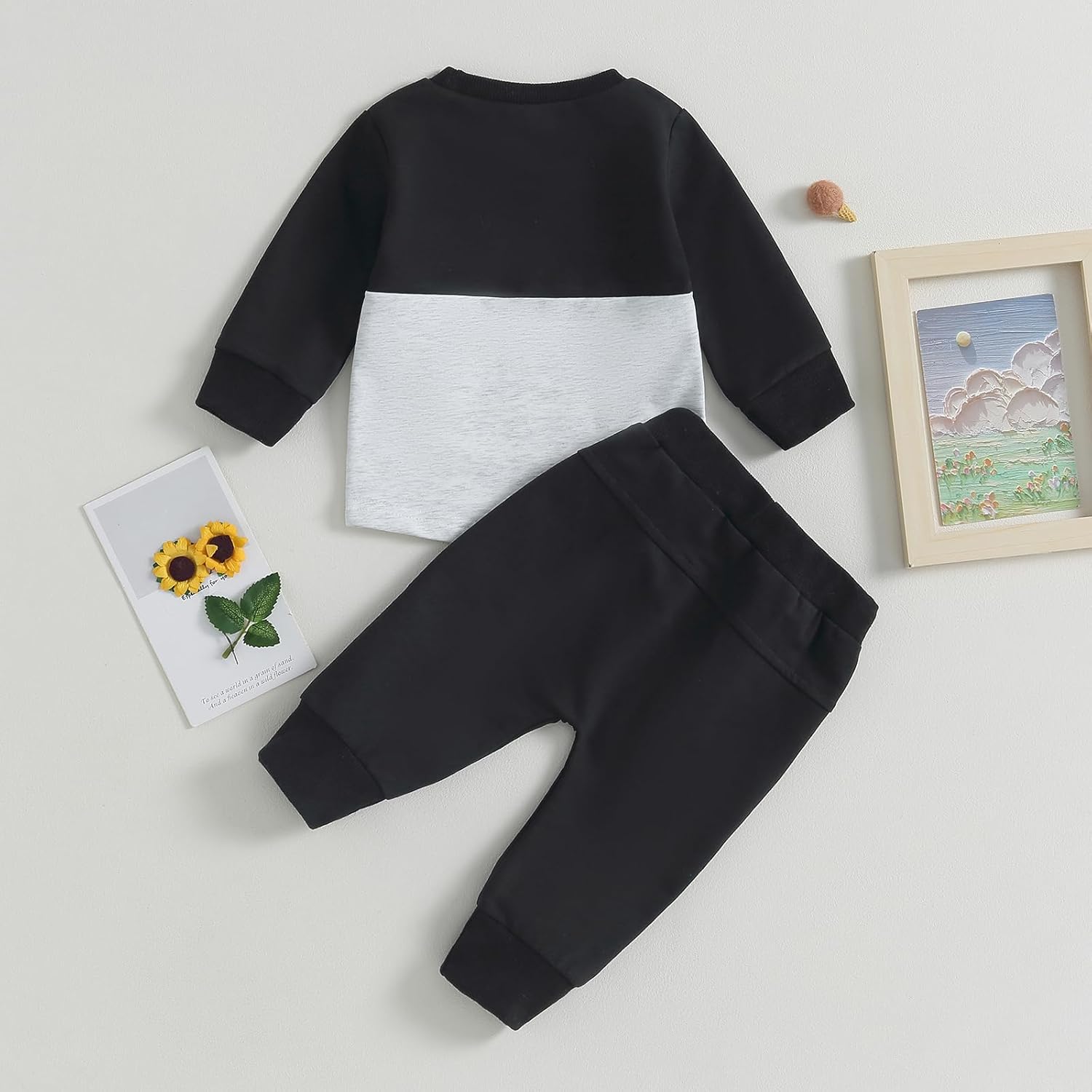 Baby Jogger Set Invernale - Felpa e Pantaloni con Contrasto