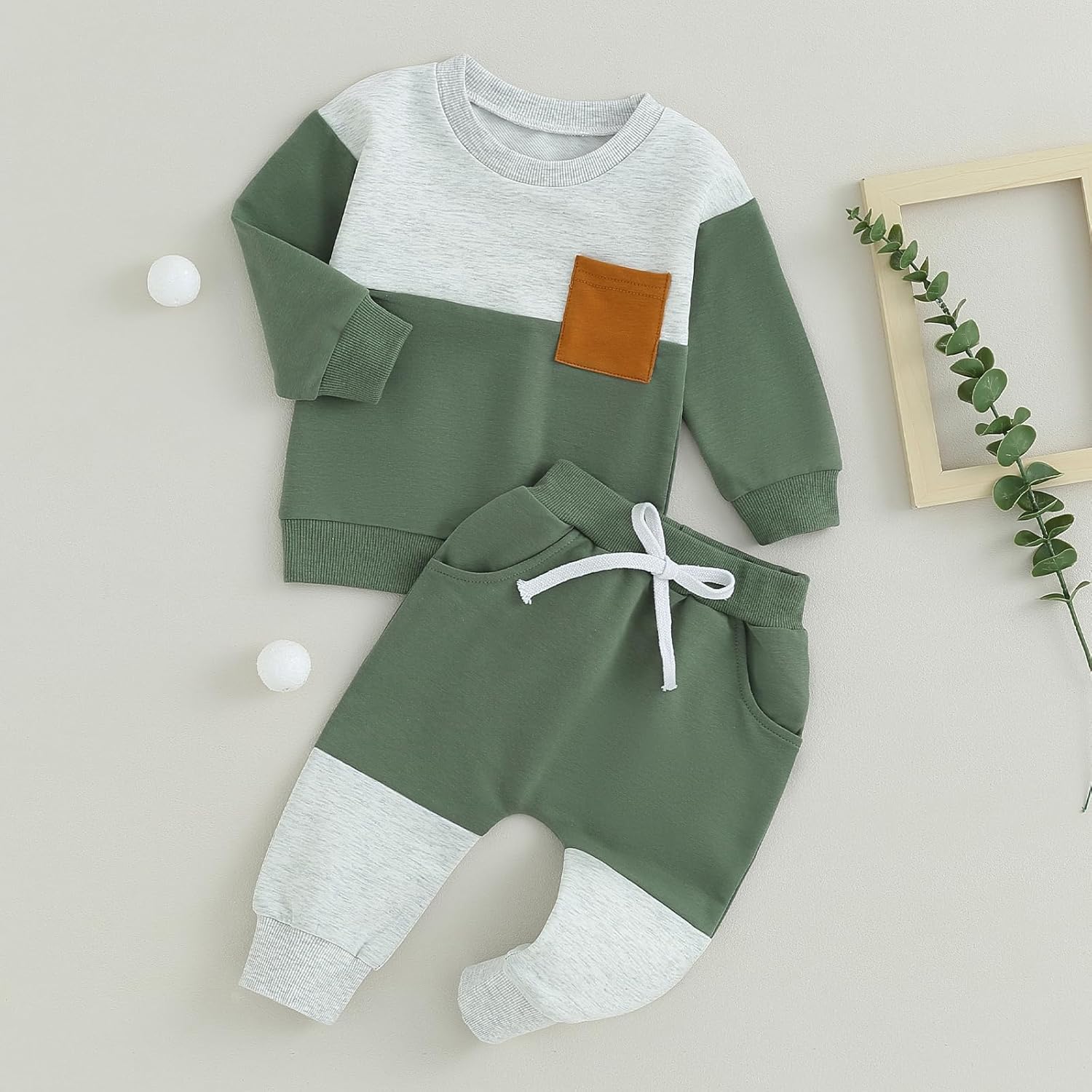 Baby Jogger Set Invernale - Felpa e Pantaloni con Contrasto